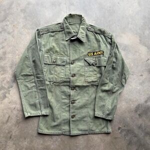 Vintage 1960s Military Button up